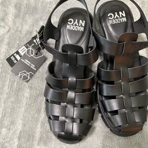 Madden NYC Women's Black Sandals